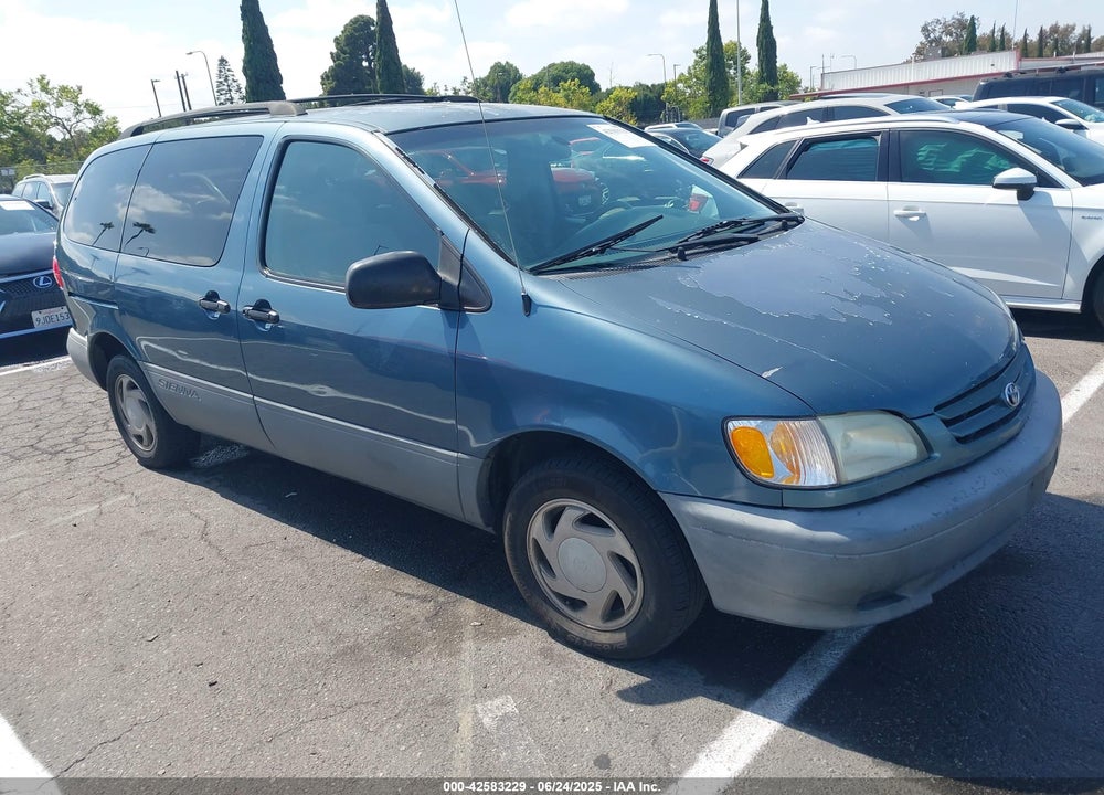 2002 TOYOTA SIENNA CE VIN: 4T3ZF19C62U443955