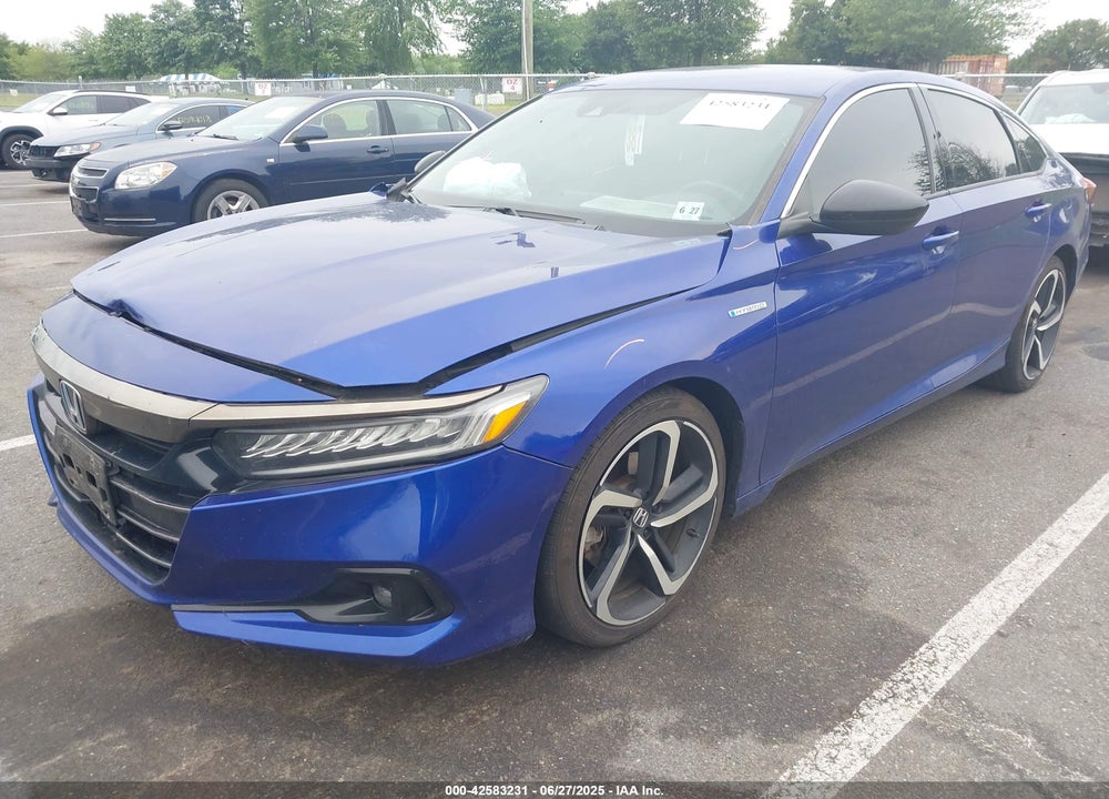 2022 HONDA ACCORD HYBRID SPORT VIN: 1HGCV3F20NA026593