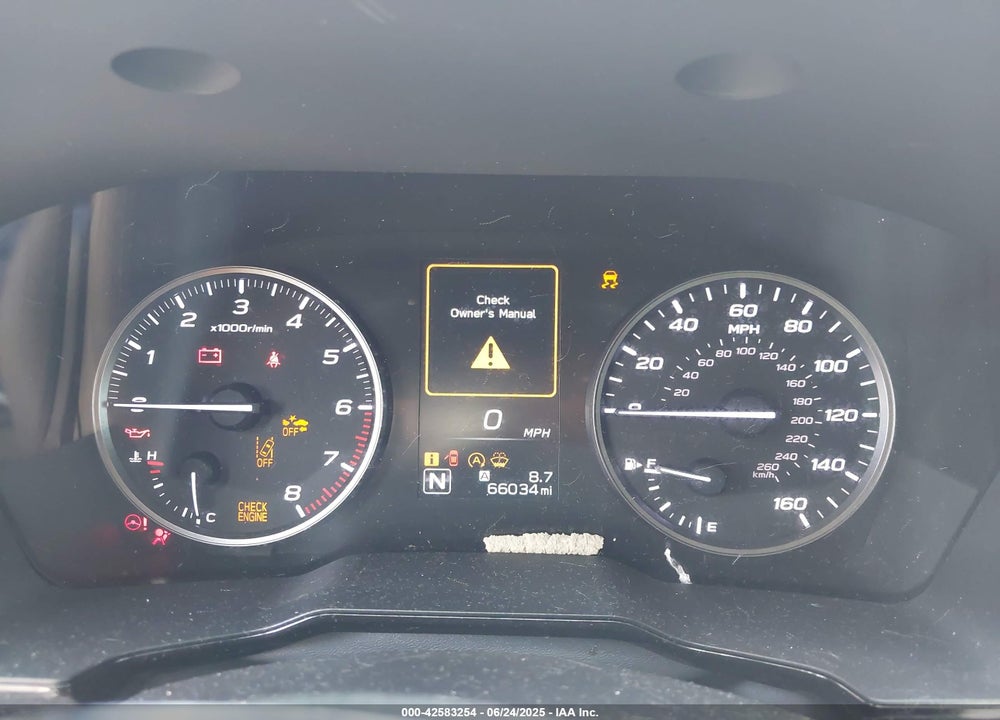 2020 SUBARU OUTBACK VIN: 4S4BTAAC6L3246161