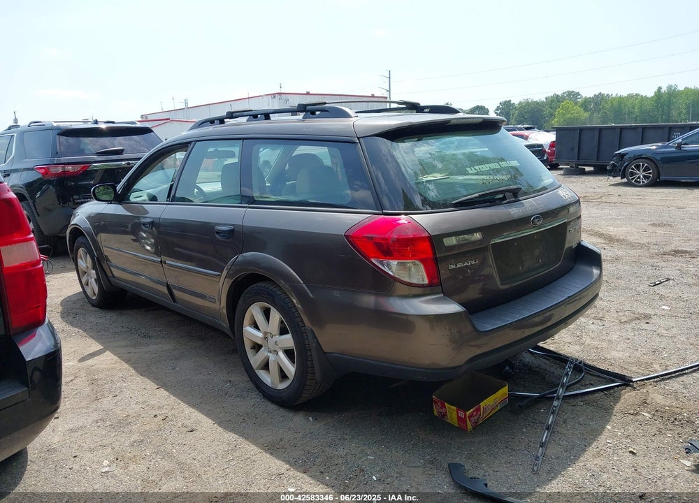 2008 SUBARU OUTBACK VIN: 4S4BP61C587301359