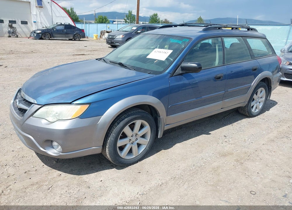 2008 SUBARU OUTBACK VIN: 4S4BP61C287343052