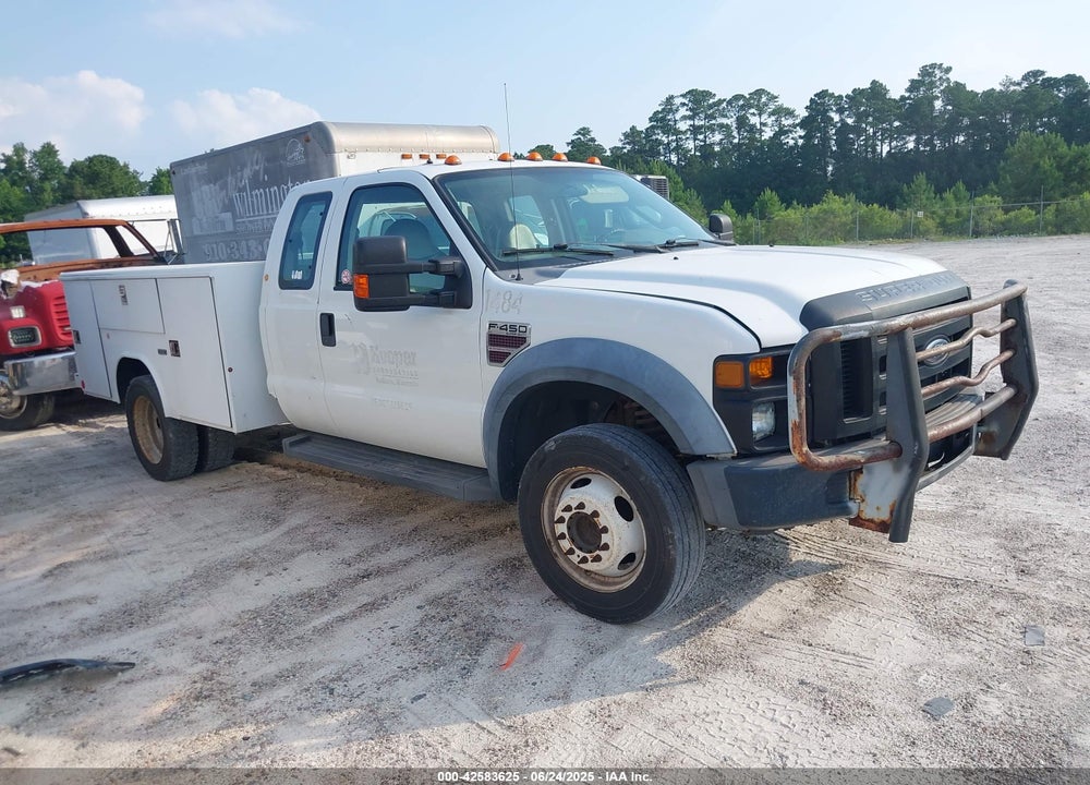 2008 FORD F-450 CHASSIS LARIAT/XL/XLT VIN: 1FDXX46RX8EC83024