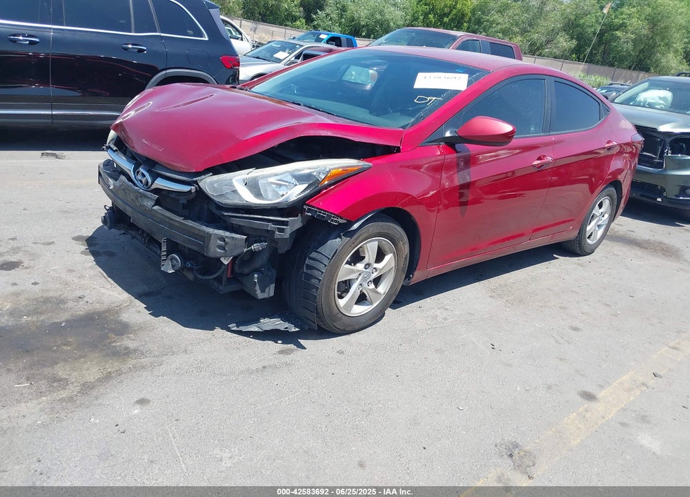 2015 HYUNDAI ELANTRA SE VIN: 5NPDH4AE9FH584695