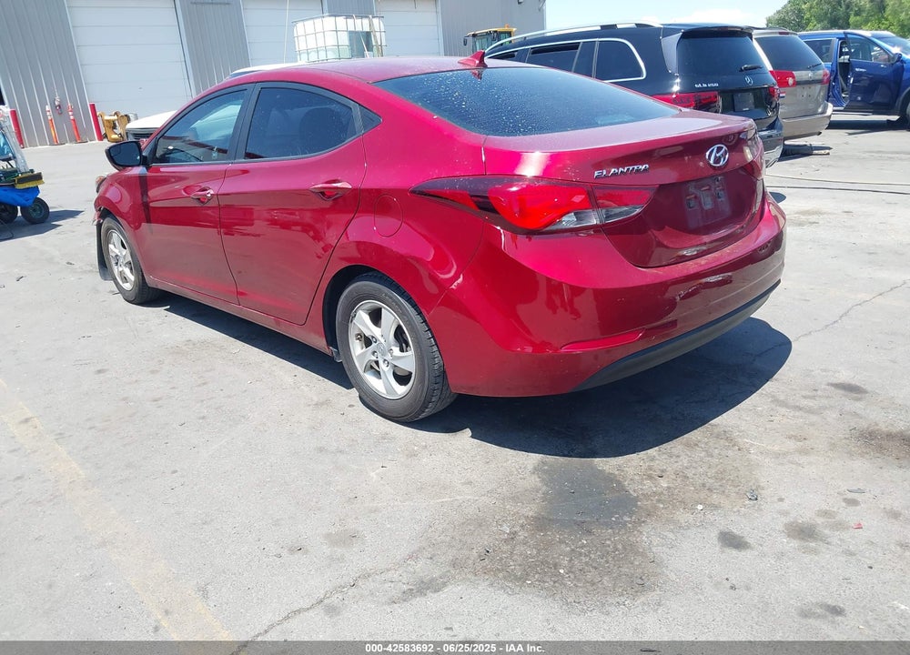 2015 HYUNDAI ELANTRA SE VIN: 5NPDH4AE9FH584695