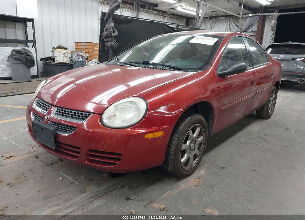2005 DODGE NEON SXT VIN: 1B3AS56C95D122788