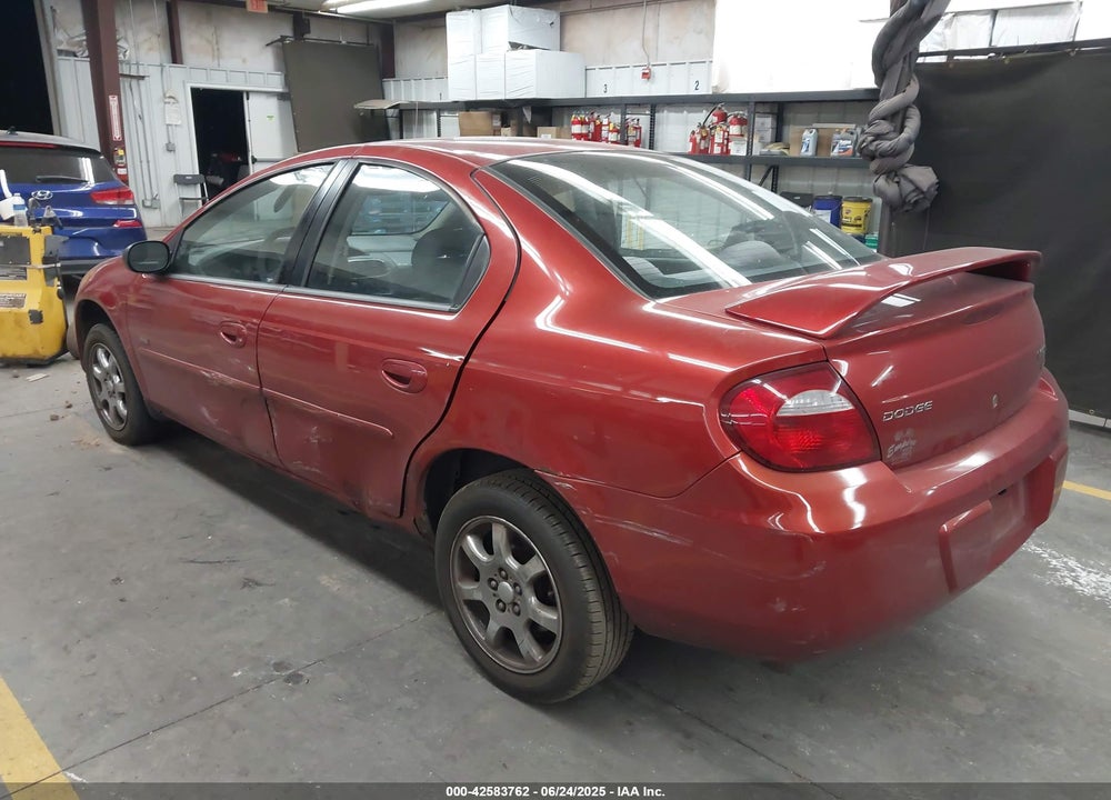 2005 DODGE NEON SXT VIN: 1B3AS56C95D122788