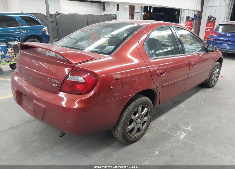 2005 DODGE NEON SXT VIN: 1B3AS56C95D122788