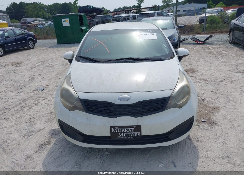 2013 KIA RIO LX VIN: KNADM4A30D6240025
