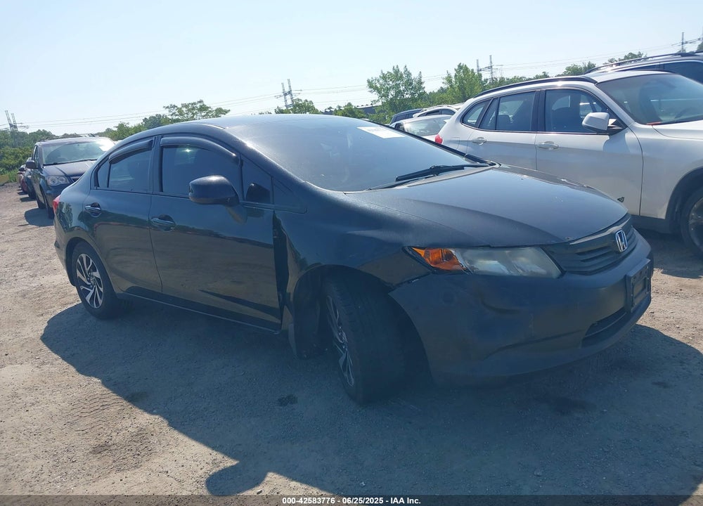 2012 HONDA CIVIC LX VIN: 19XFB2F50CE361596