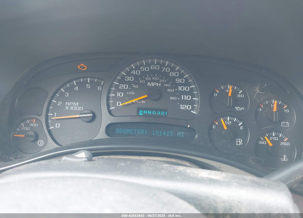 2004 CHEVROLET SILVERADO 2500 LT VIN: 1GCGK23U04F192123