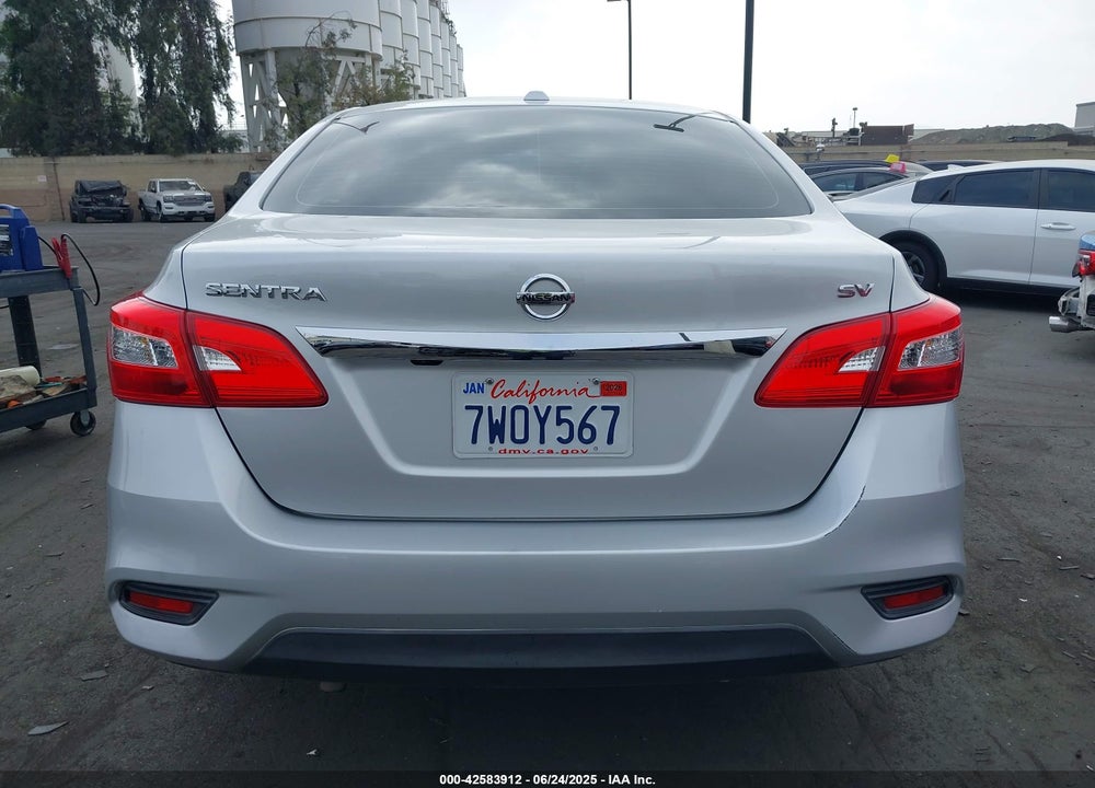 2016 NISSAN SENTRA SV VIN: 3N1AB7AP9GL676126