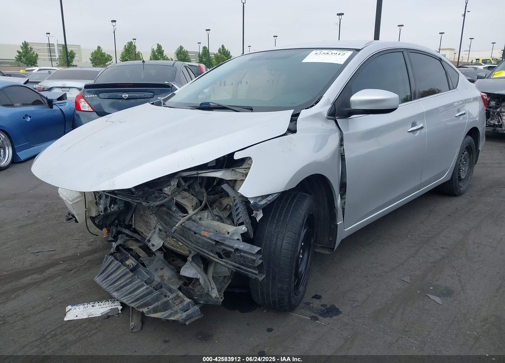 2016 NISSAN SENTRA SV VIN: 3N1AB7AP9GL676126