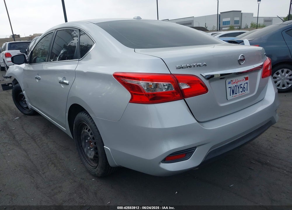 2016 NISSAN SENTRA SV VIN: 3N1AB7AP9GL676126