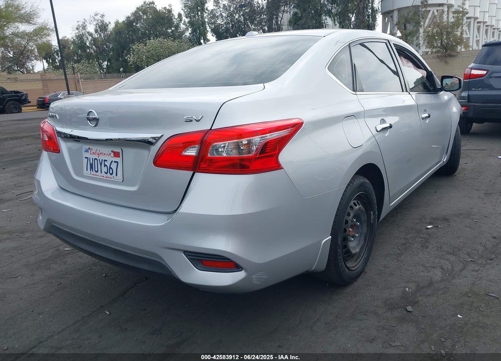 2016 NISSAN SENTRA SV VIN: 3N1AB7AP9GL676126