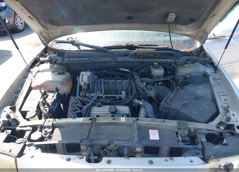 2001 BUICK LESABRE CUSTOM VIN: 1G4HP54K01U209011