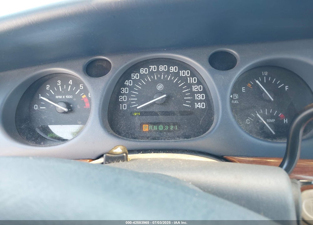 2001 BUICK LESABRE CUSTOM VIN: 1G4HP54K01U209011