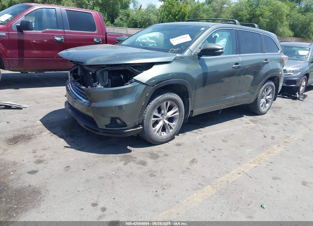 2014 TOYOTA HIGHLANDER VIN: 5TDBKRFH1ES059406