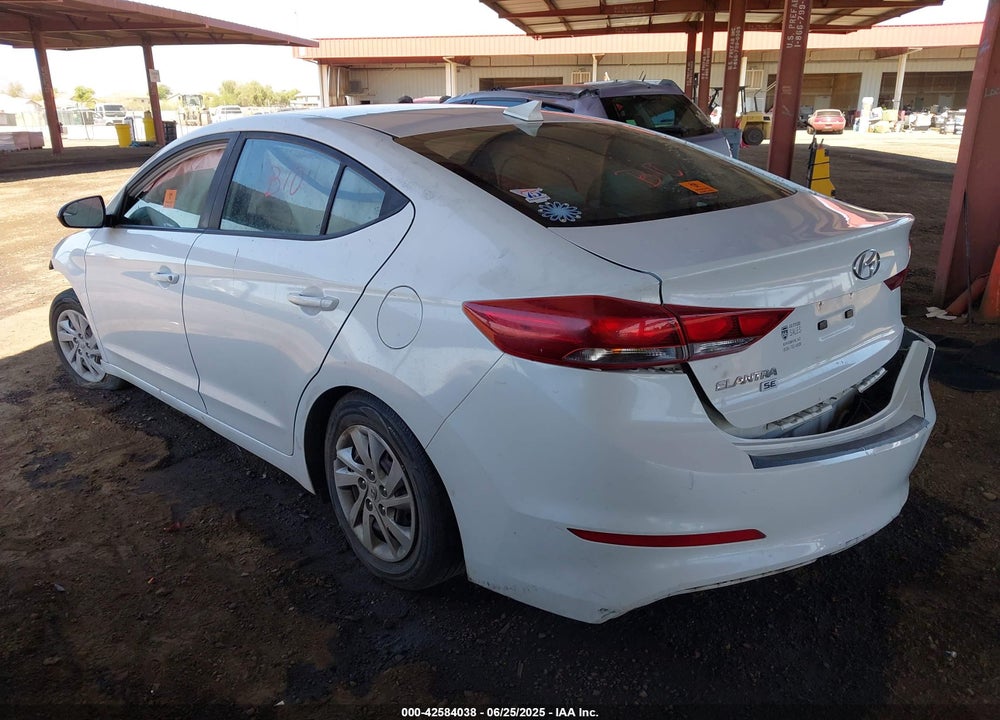 2017 HYUNDAI ELANTRA VIN: 5NPD74LF8HH061325
