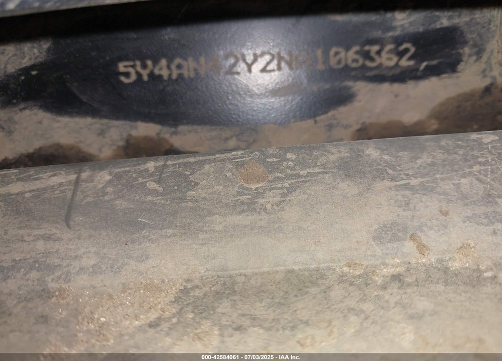 2022 YAMAHA YXE1000 VIN: 5Y4AN42Y2NA106362