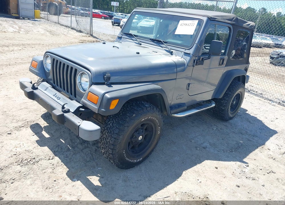 2002 JEEP WRANGLER SPORT VIN: 1J4FA49S62P731507