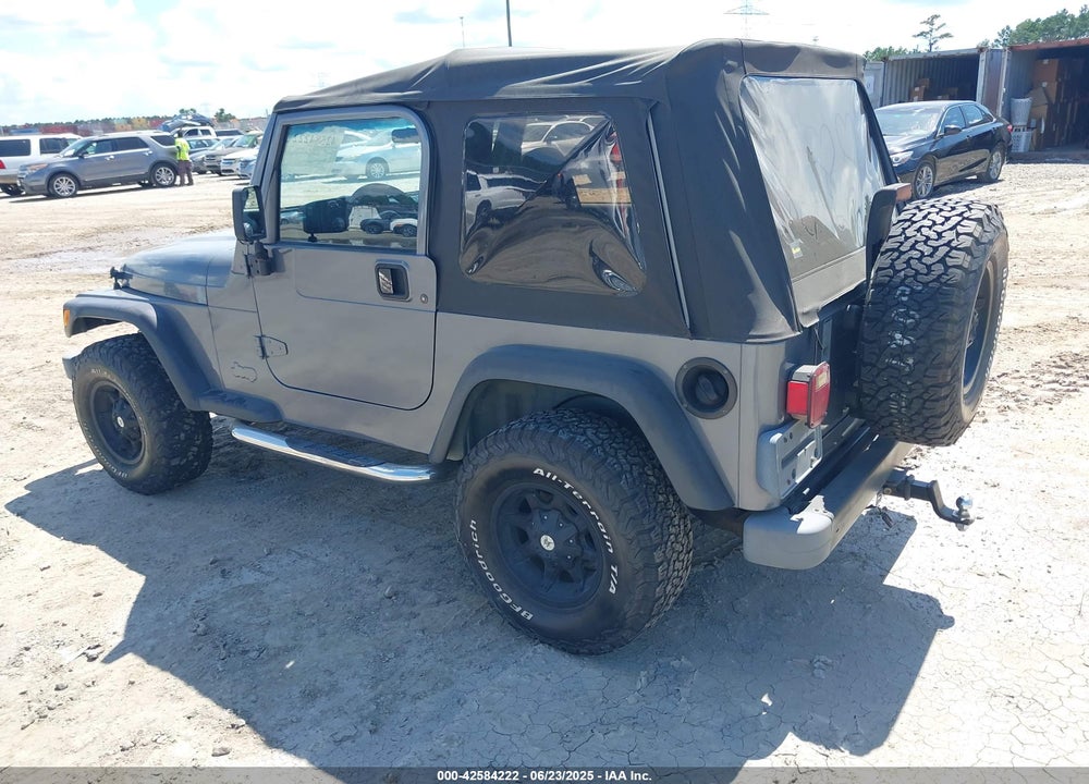 2002 JEEP WRANGLER SPORT VIN: 1J4FA49S62P731507