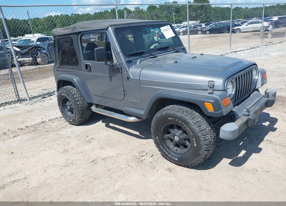 2002 JEEP WRANGLER SPORT VIN: 1J4FA49S62P731507