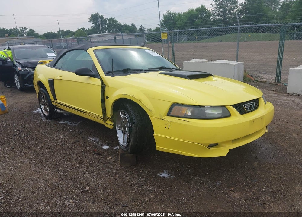 2001 FORD MUSTANG GT VIN: 1FAFP45X31F103856