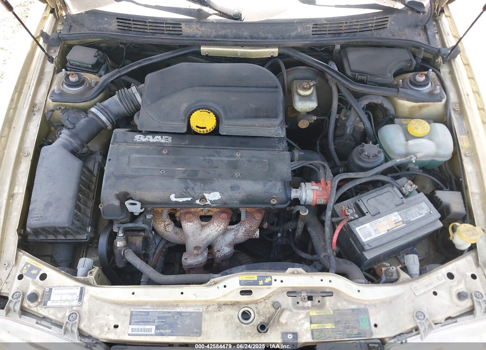 1998 SAAB 900 S VIN: YS3DD78B3W7002788