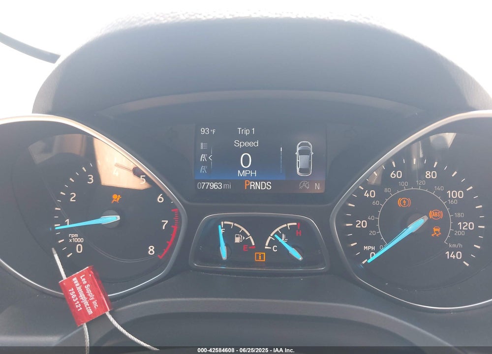 2017 FORD ESCAPE VIN: 1FMCU0J93HUF10079