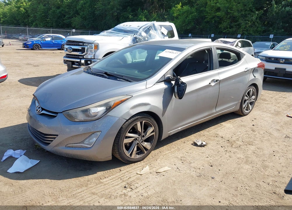 2015 HYUNDAI ELANTRA VIN: KMHDH4AEXFU381879