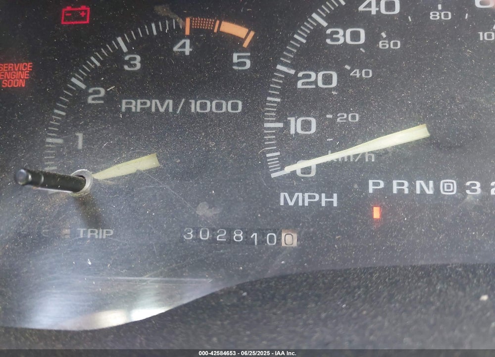 1995 CHEVROLET GMT-400 K1500 VIN: 2GCEK19K3S1202820