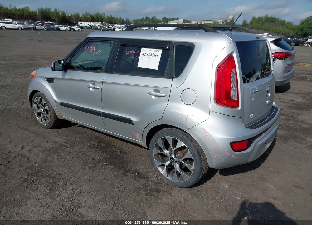 2013 KIA SOUL VIN: KNDJT2A61D7588627
