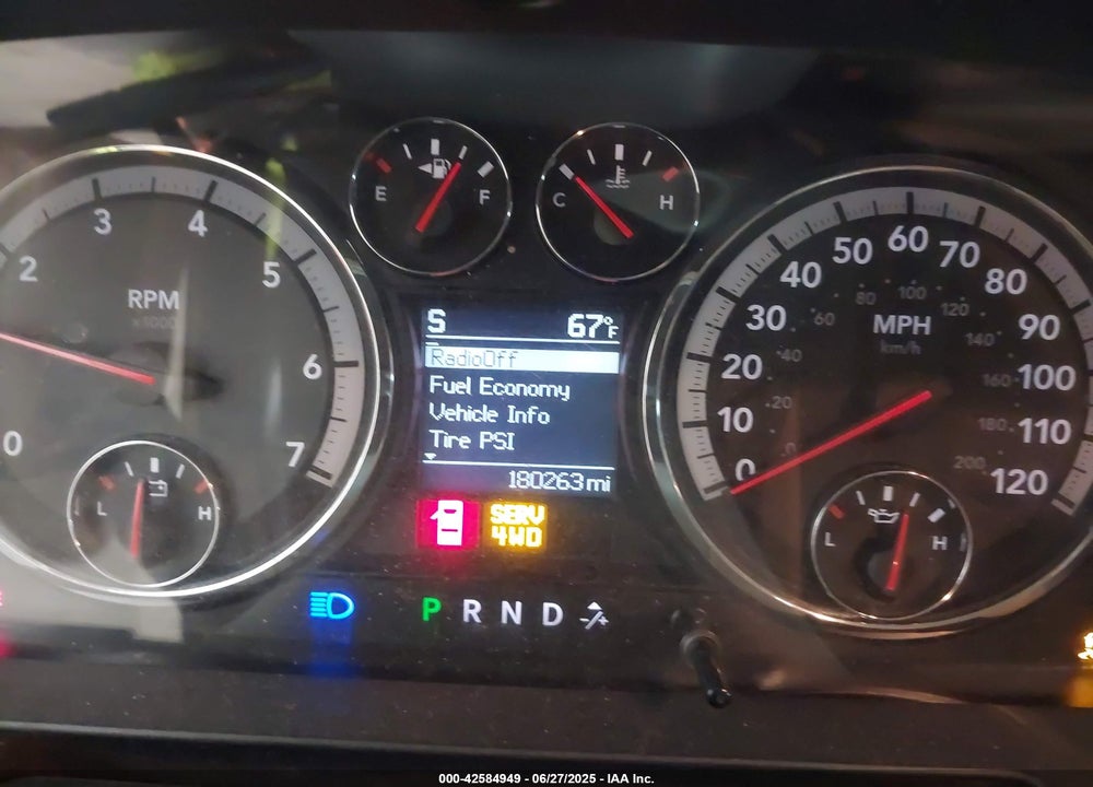 2010 DODGE RAM 1500 SLT/SPORT/TRX VIN: 1D7RV1CT7AS258869