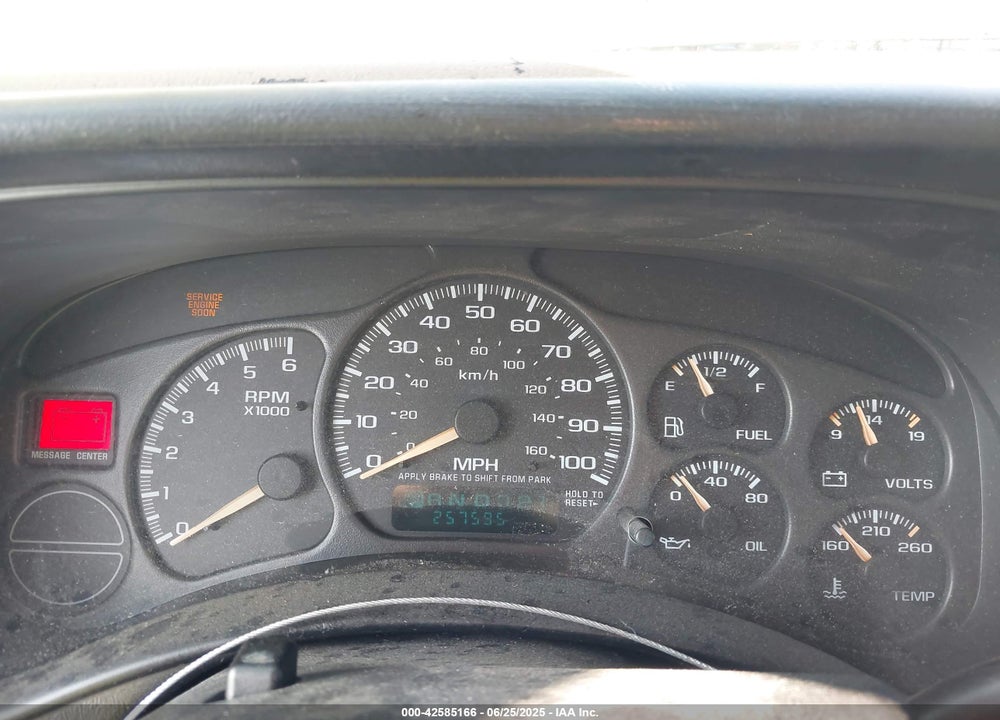 2002 CHEVROLET TAHOE LT VIN: 1GNEK13Z52R294517