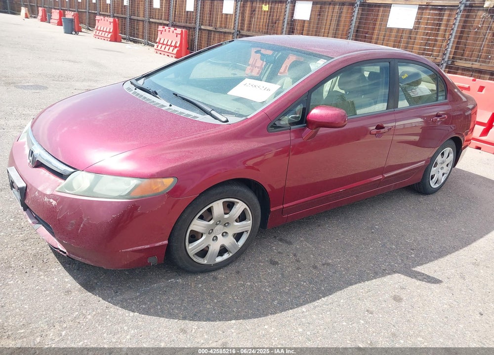 2007 HONDA CIVIC VIN: 1HGFA165X7L069322