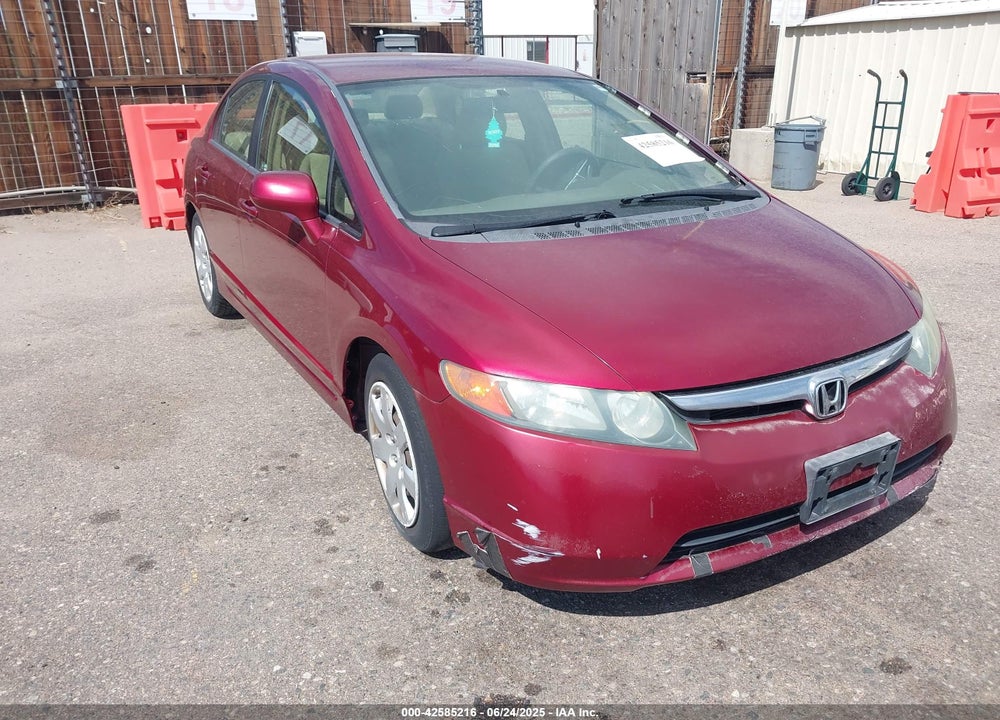 2007 HONDA CIVIC VIN: 1HGFA165X7L069322