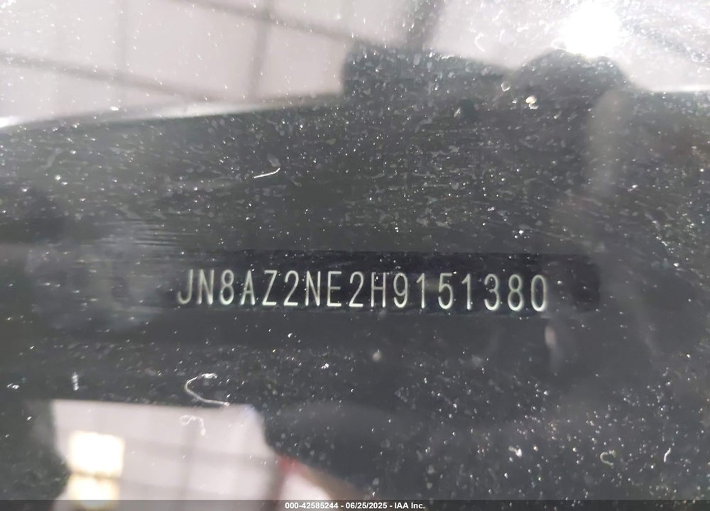 2017 INFINITI QX80 VIN: JN8AZ2NE2H9151380
