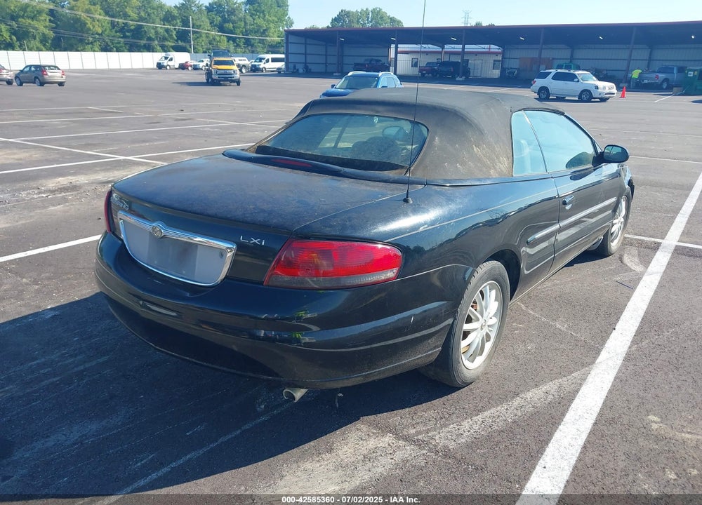 2002 CHRYSLER SEBRING LXI VIN: 1C3EL55R92N301605