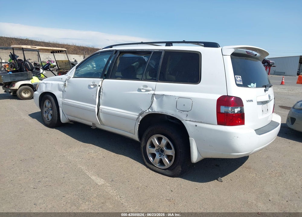 2007 TOYOTA HIGHLANDER VIN: JTEGD21AX70155859