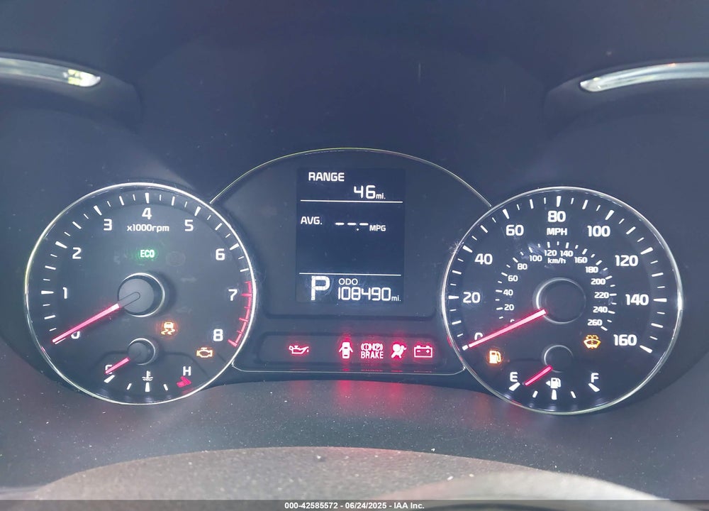 2016 KIA FORTE VIN: KNAFK4A69G5593589