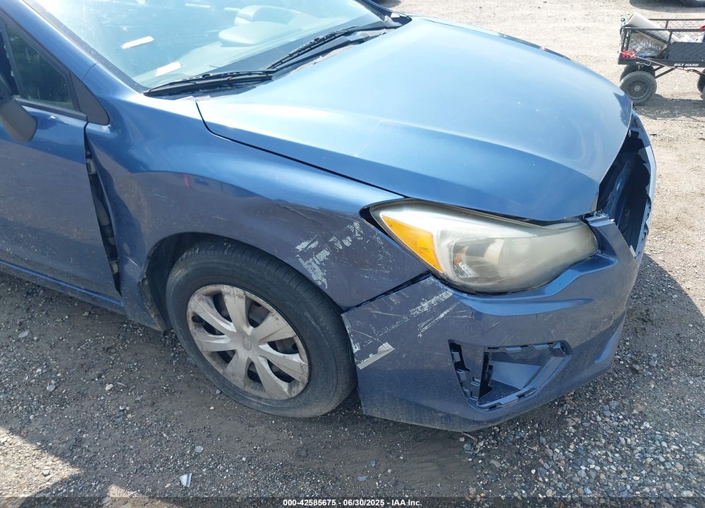 2013 SUBARU IMPREZA VIN: JF1GJAA62DH010157