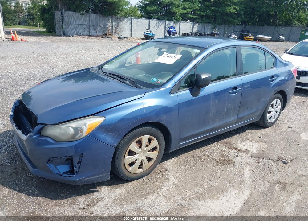 2013 SUBARU IMPREZA VIN: JF1GJAA62DH010157
