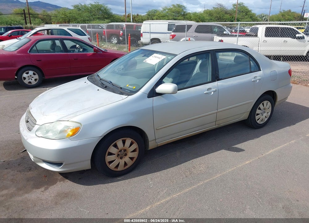 2003 TOYOTA COROLLA LE VIN: 1NXBR32E63Z126087