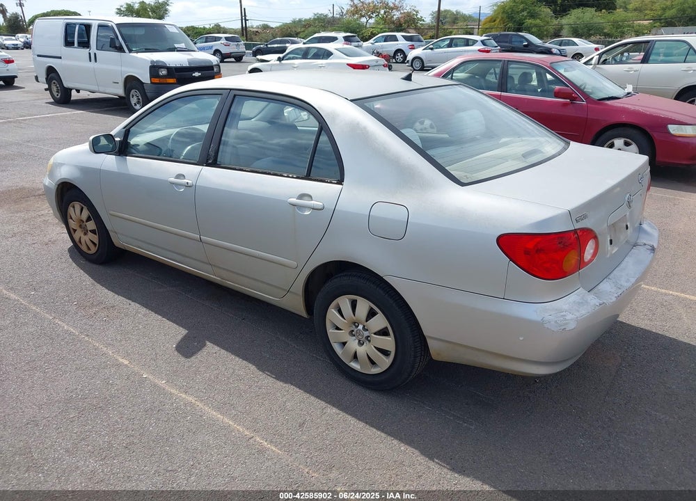 2003 TOYOTA COROLLA LE VIN: 1NXBR32E63Z126087