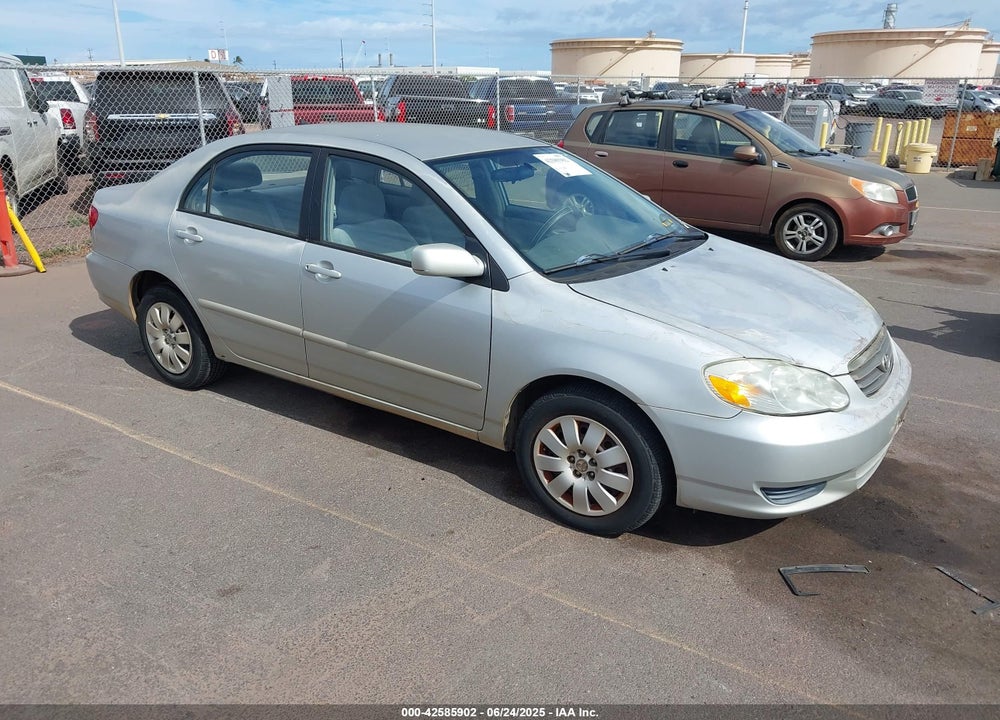 2003 TOYOTA COROLLA LE VIN: 1NXBR32E63Z126087