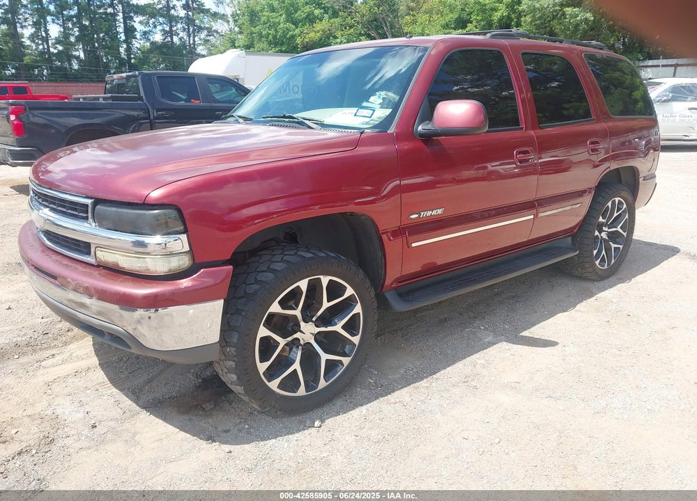 2002 CHEVROLET TAHOE LT VIN: 1GNEC13Z72R221596
