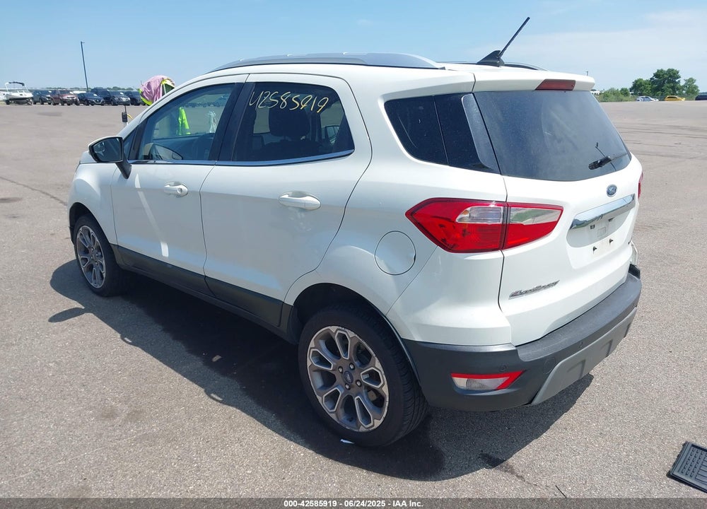 2020 FORD ECOSPORT TITANIUM VIN: MAJ6S3KLXLC355327