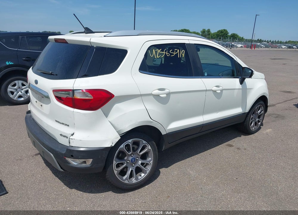 2020 FORD ECOSPORT TITANIUM VIN: MAJ6S3KLXLC355327