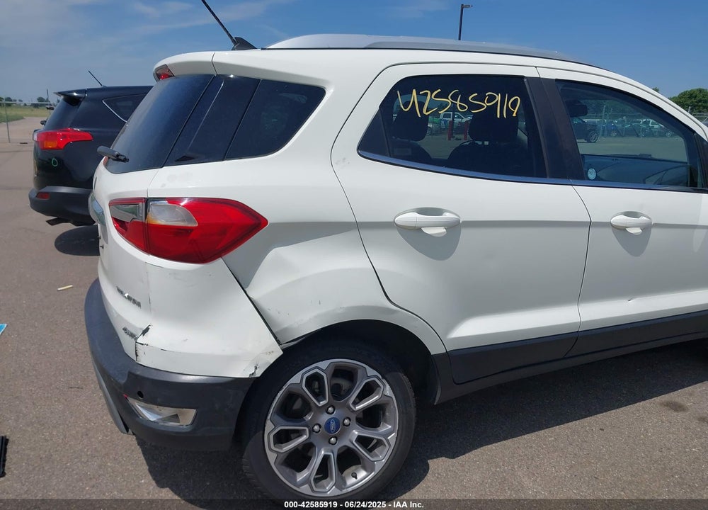 2020 FORD ECOSPORT TITANIUM VIN: MAJ6S3KLXLC355327
