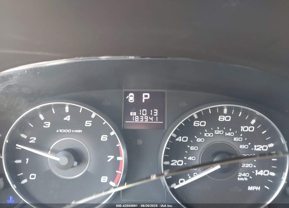 2012 SUBARU OUTBACK 2.5I PREMIUM VIN: 4S4BRBCC9C3235012